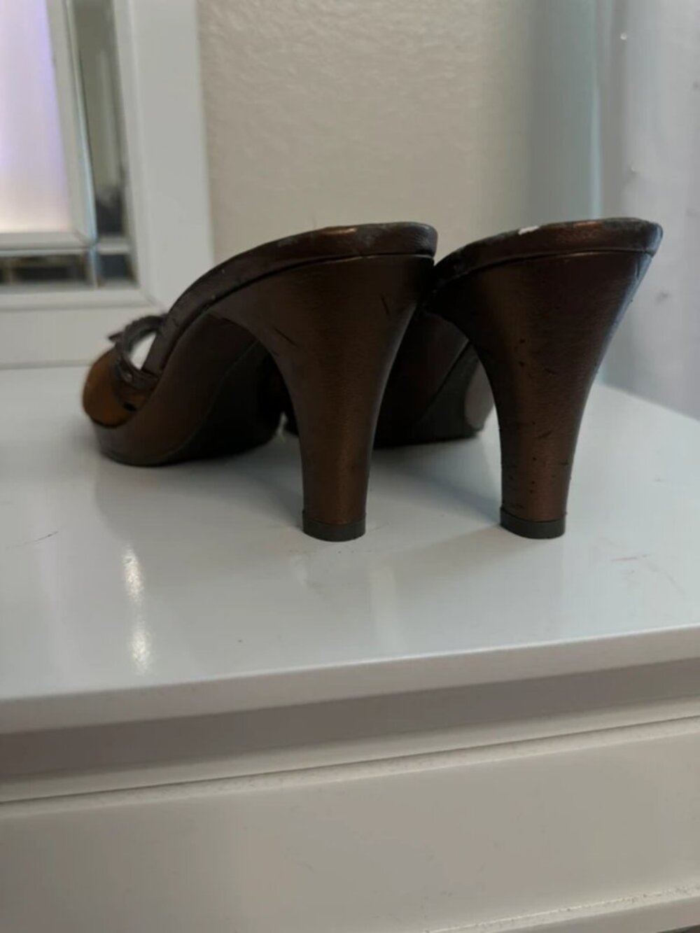vintage slip on mule heels - Picture 5 of 5